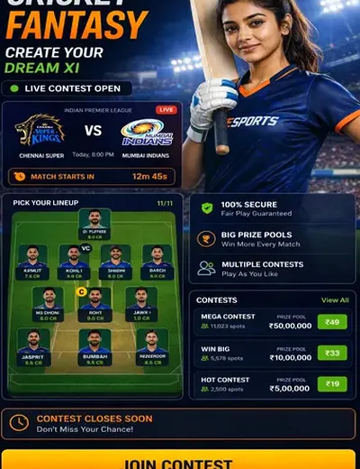 7bkbet (7 bk bet) fantasy cricket & matchday visual 3